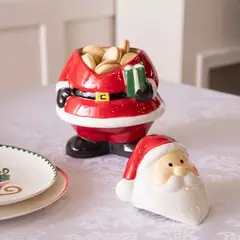 ROBERTA ALLEN - Galletero Papá Noel Pascuero Navidad 17x15x24 cm