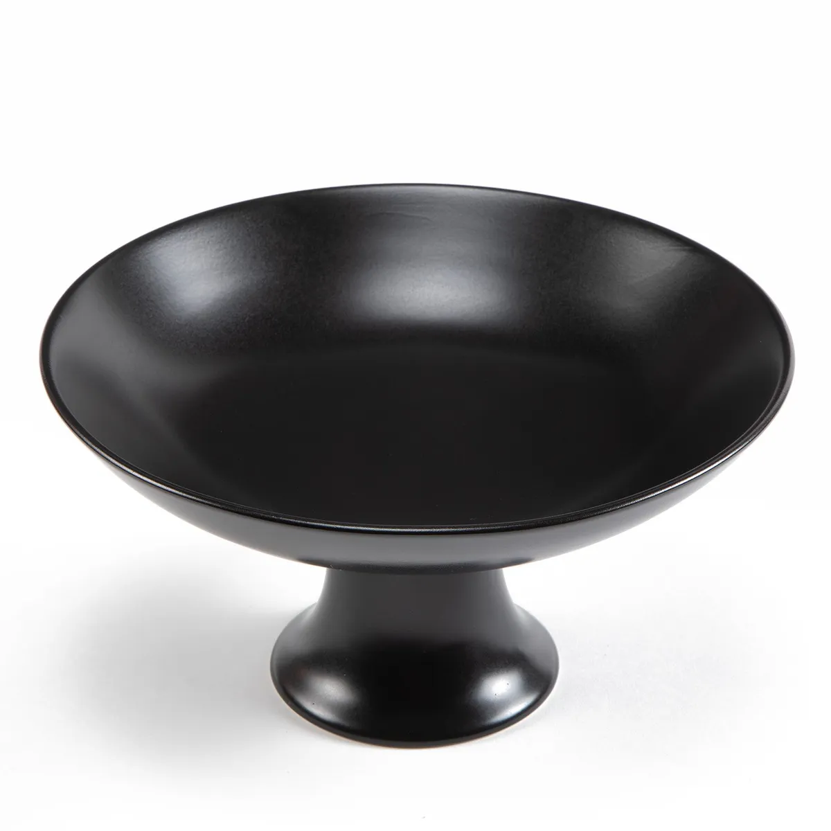 BASEMENT HOME - Frutero con Pie Basement Home Cerámica Gres Negro 22 cm