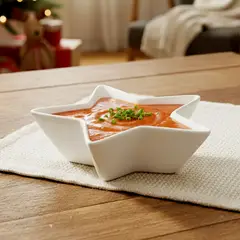 ROBERTA ALLEN - Fuente Estrella Blanca 19 x 18 x 5 cm Navidad