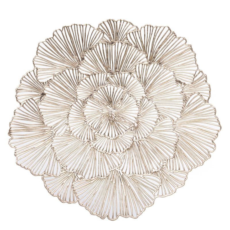 ROBERTA ALLEN - Set 4 Individuales Pippa Gold Navidad Dorada Roberta Allen