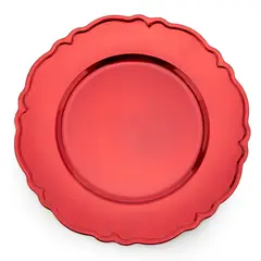 ROBERTA ALLEN - Plato Base Rojo Roma Redondo
