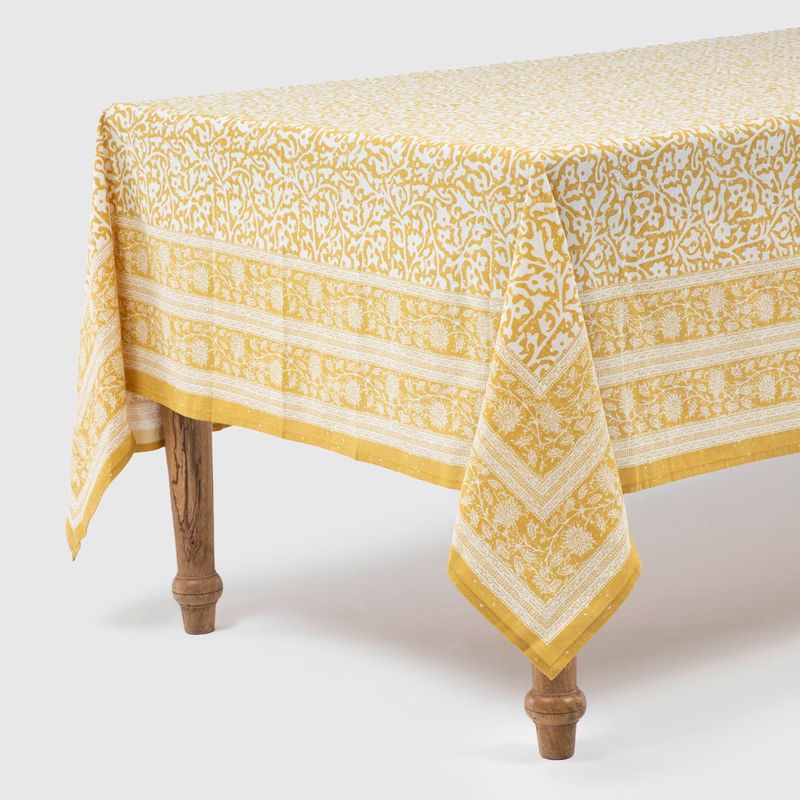 ROBERTA ALLEN - Mantel Algodón Estampado Block Print Roberta Allen