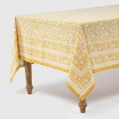 ROBERTA ALLEN - Mantel Algodón Estampado Block Print