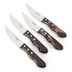 TRAMONTINA - Set 4 Cuchillos Jumbo Churrasco