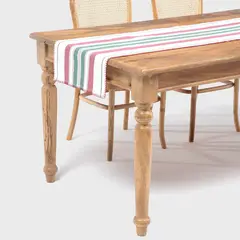 ROBERTA ALLEN - Camino Mesa 40 x 160 cm Líneas Navidad Roja
