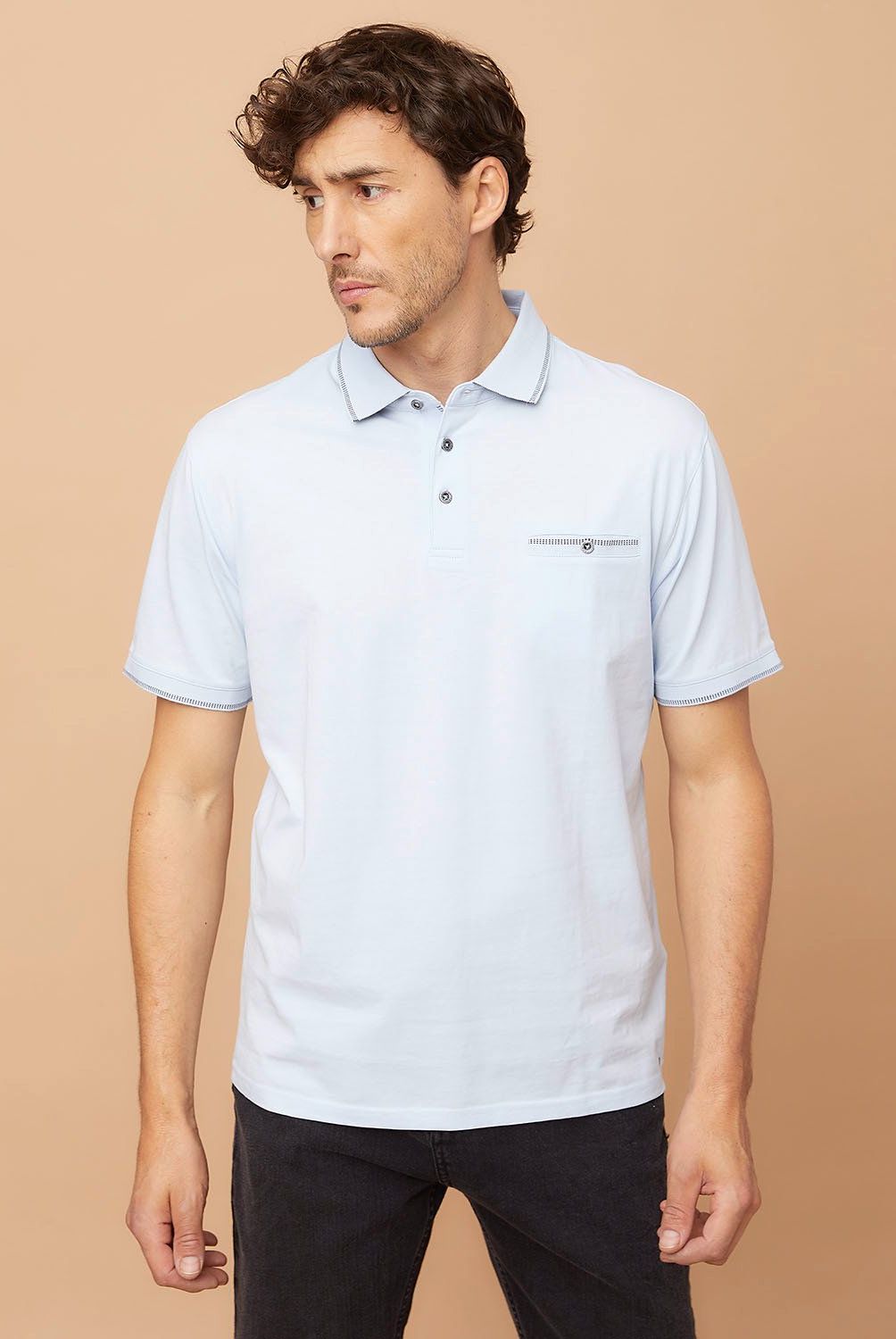 CHRISTIAN LACROIX - Polera Polo Manga Corta Hombre Christian Lacroix