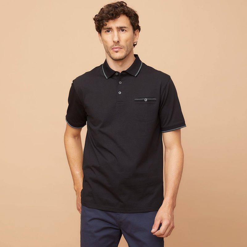 CHRISTIAN LACROIX - Polera Polo Manga Corta Hombre Christian Lacroix