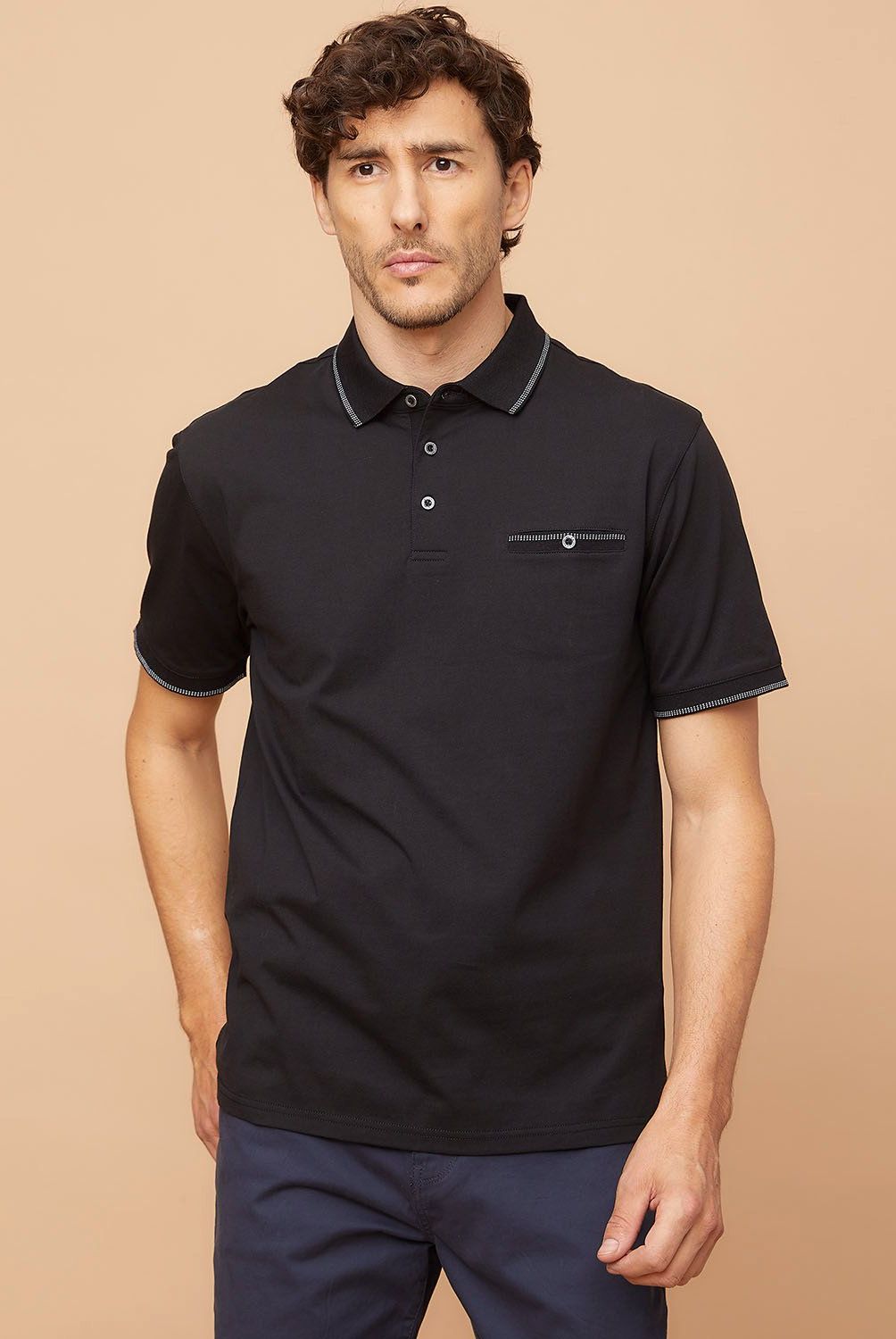 CHRISTIAN LACROIX - Polera Polo Manga Corta Hombre Christian Lacroix