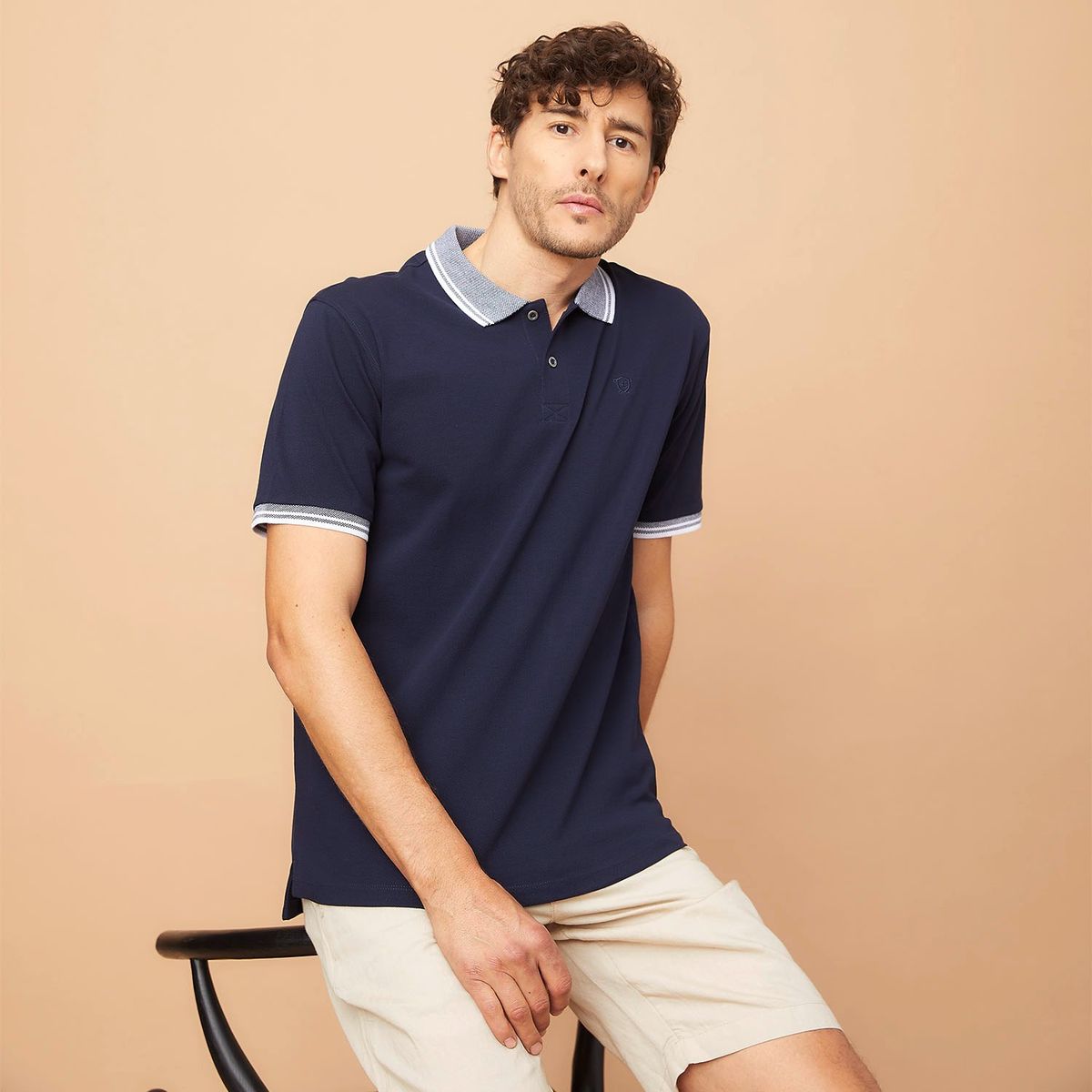 CHRISTIAN LACROIX - Polera Polo Manga Corta Hombre Christian Lacroix