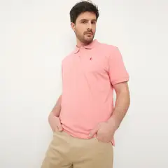 NEWPORT - Polera Piqué Manga Corta Hombre Algodón Casual