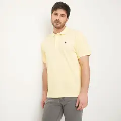 NEWPORT - Polera Piqué Manga Corta Hombre Algodón Casual