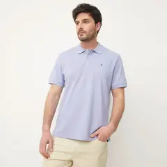 NEWPORT - Polera Piqué Manga Corta Hombre Algodón Casual