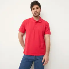 NEWPORT - Polera Piqué Manga Corta Hombre Algodón Casual
