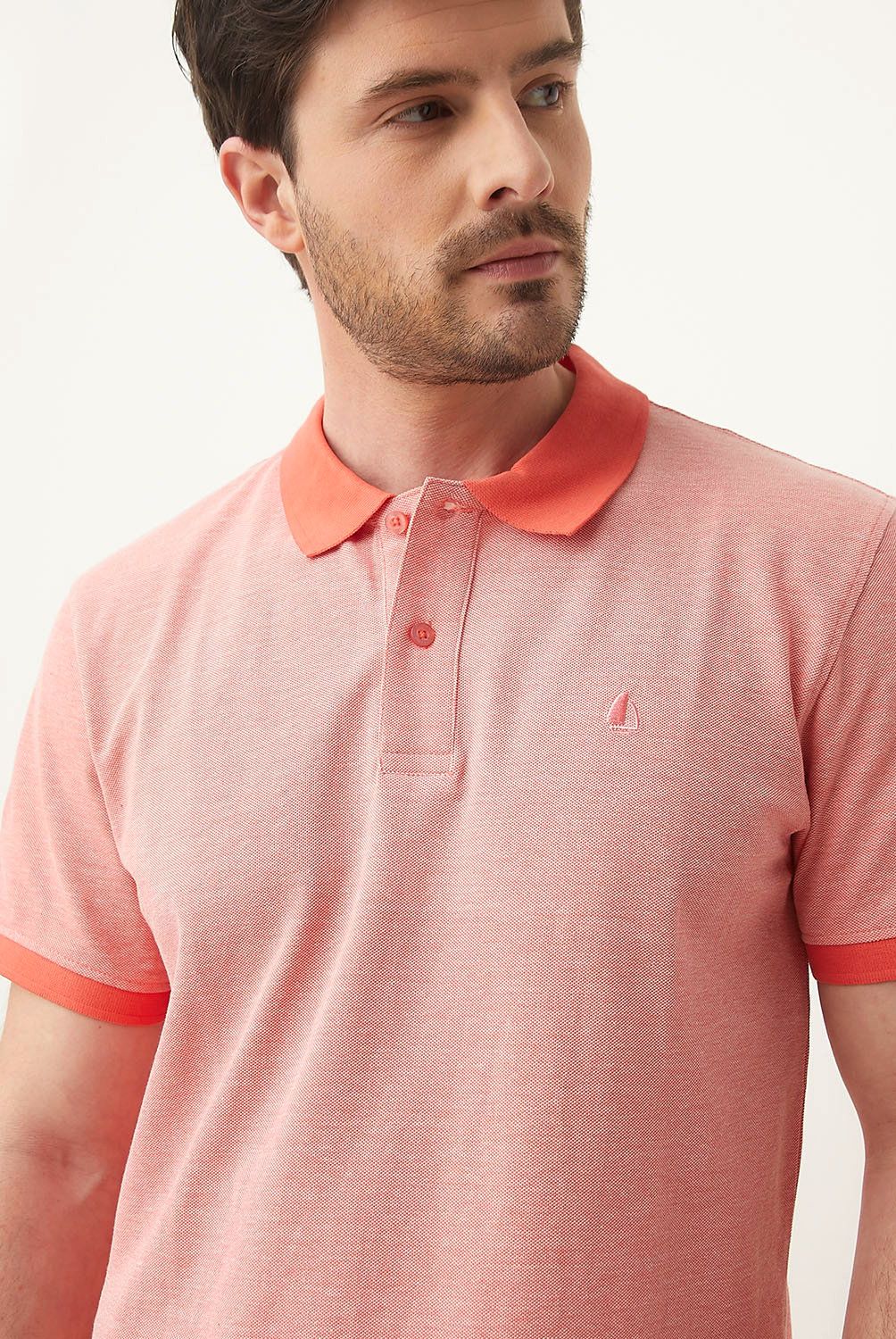 NEWPORT - Polera Newport Piqué Manga Corta Hombre Algodón Casual