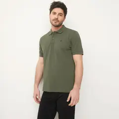 NEWPORT - Polera Piqué Manga Corta Hombre Algodón Casual