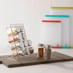 MICA - Set Especieros 12 Piezas con Base Metálica