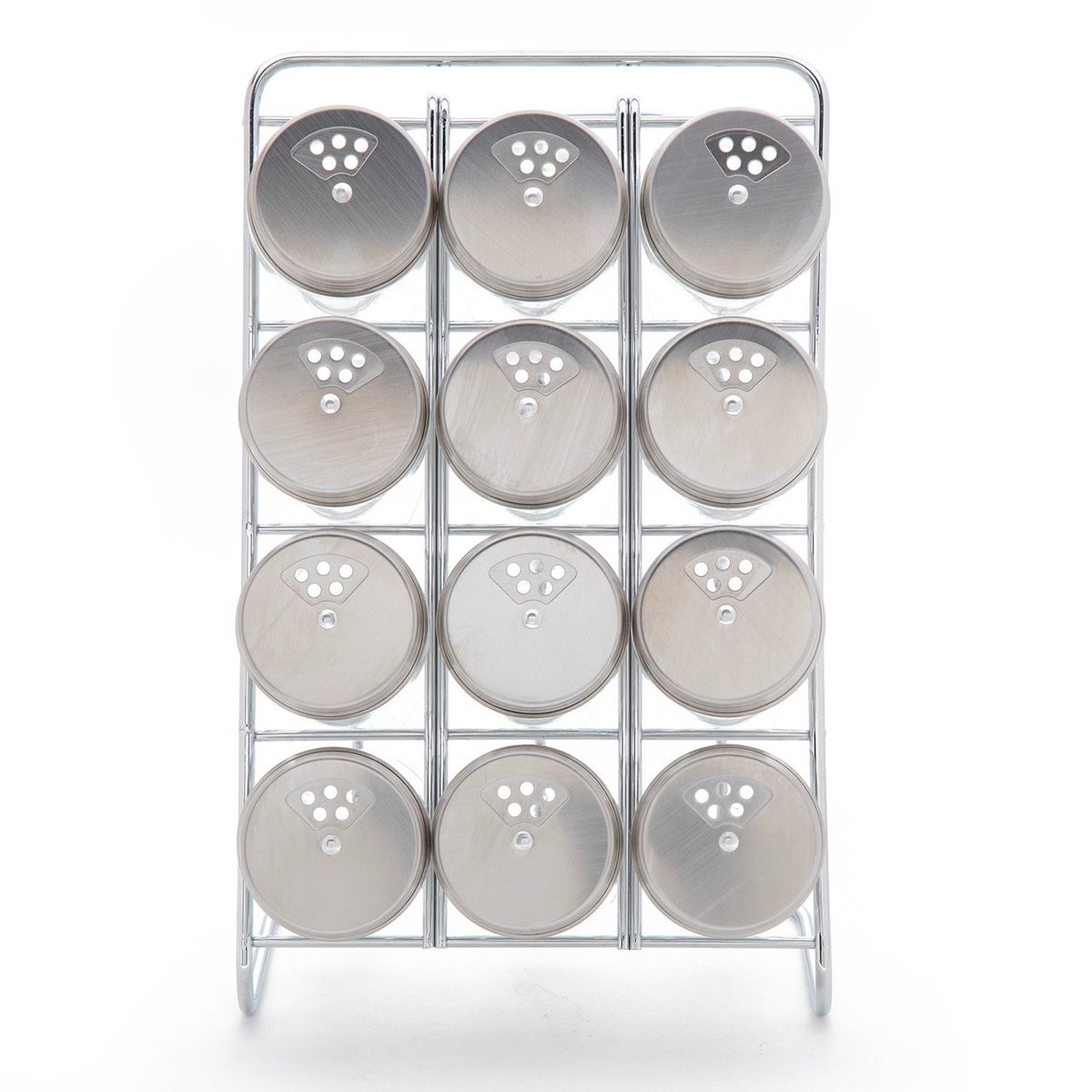 MICA - Set Especieros Mica 12 Piezas con Base Metálica