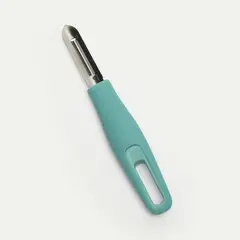 MICA - Pelador Recto Mango Soft Touch Turquesa