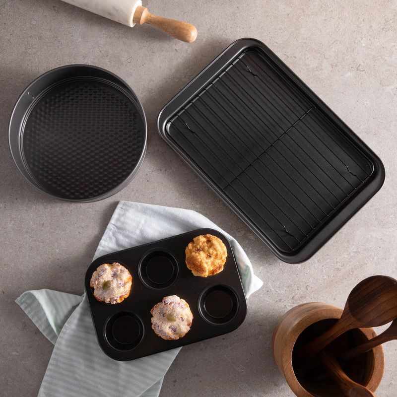 MICA - Set de Repostería Mica 4 Piezas Acero Apto Horno