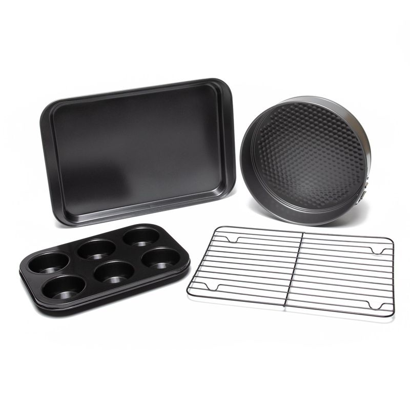 MICA - Set de Repostería Mica 4 Piezas Acero Apto Horno