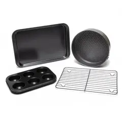 MICA - Set De Repostería 4 Piezas Acero Apto Para Horno