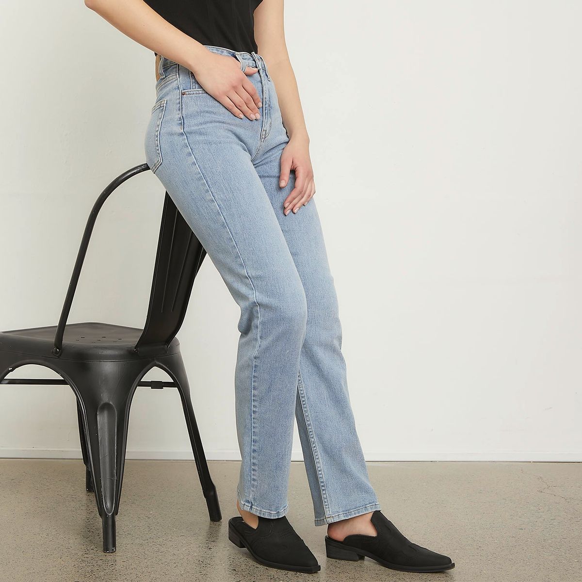 AMERICANINO - Zapato Casual Mujer Cuero Negro Americanino