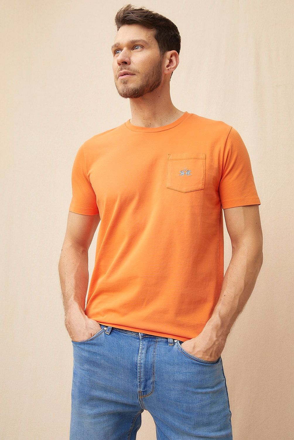 LA MARTINA - Polera Manga Corta Regular Fit Hombre La Martina