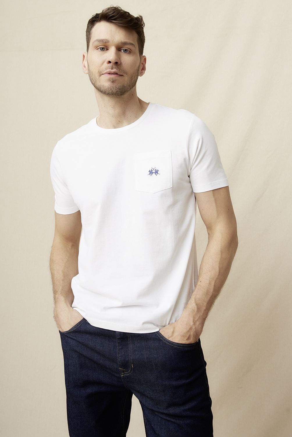 LA MARTINA - Polera Manga Corta Regular Fit Hombre La Martina