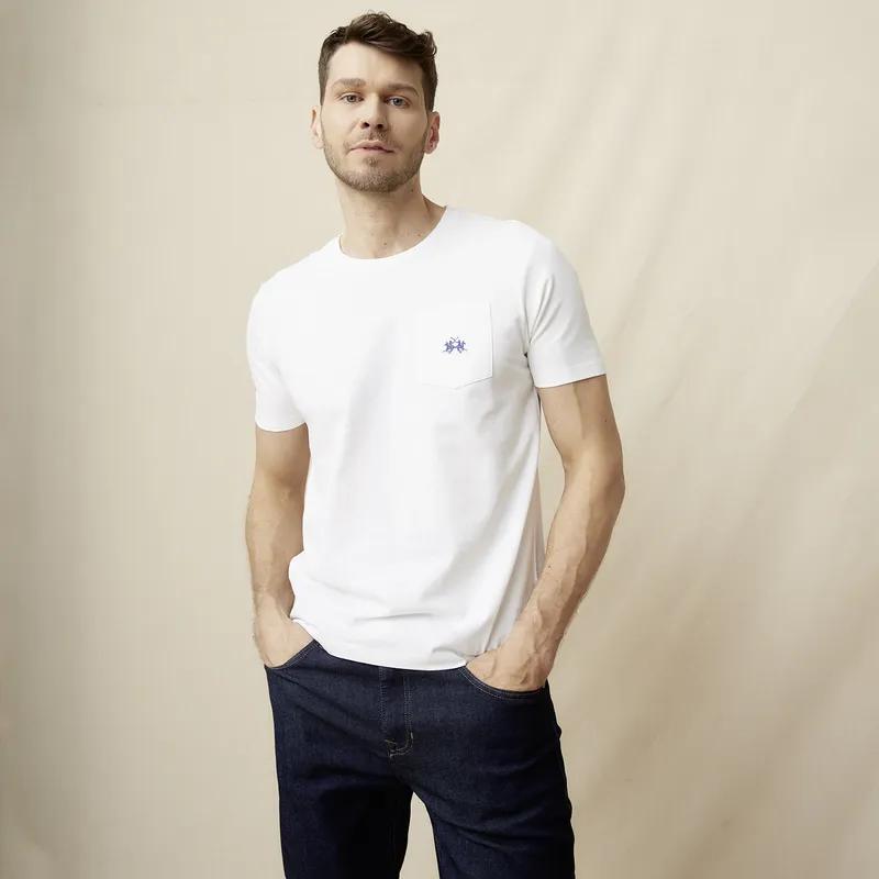 LA MARTINA - Polera Manga Corta Regular Fit Hombre La Martina