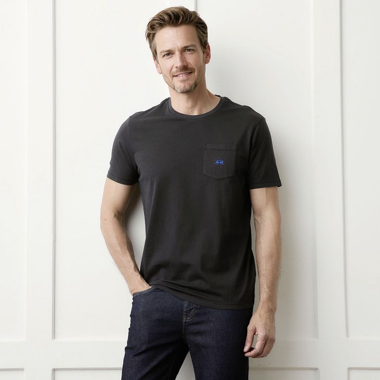 Polera Manga Corta Regular Fit Hombre