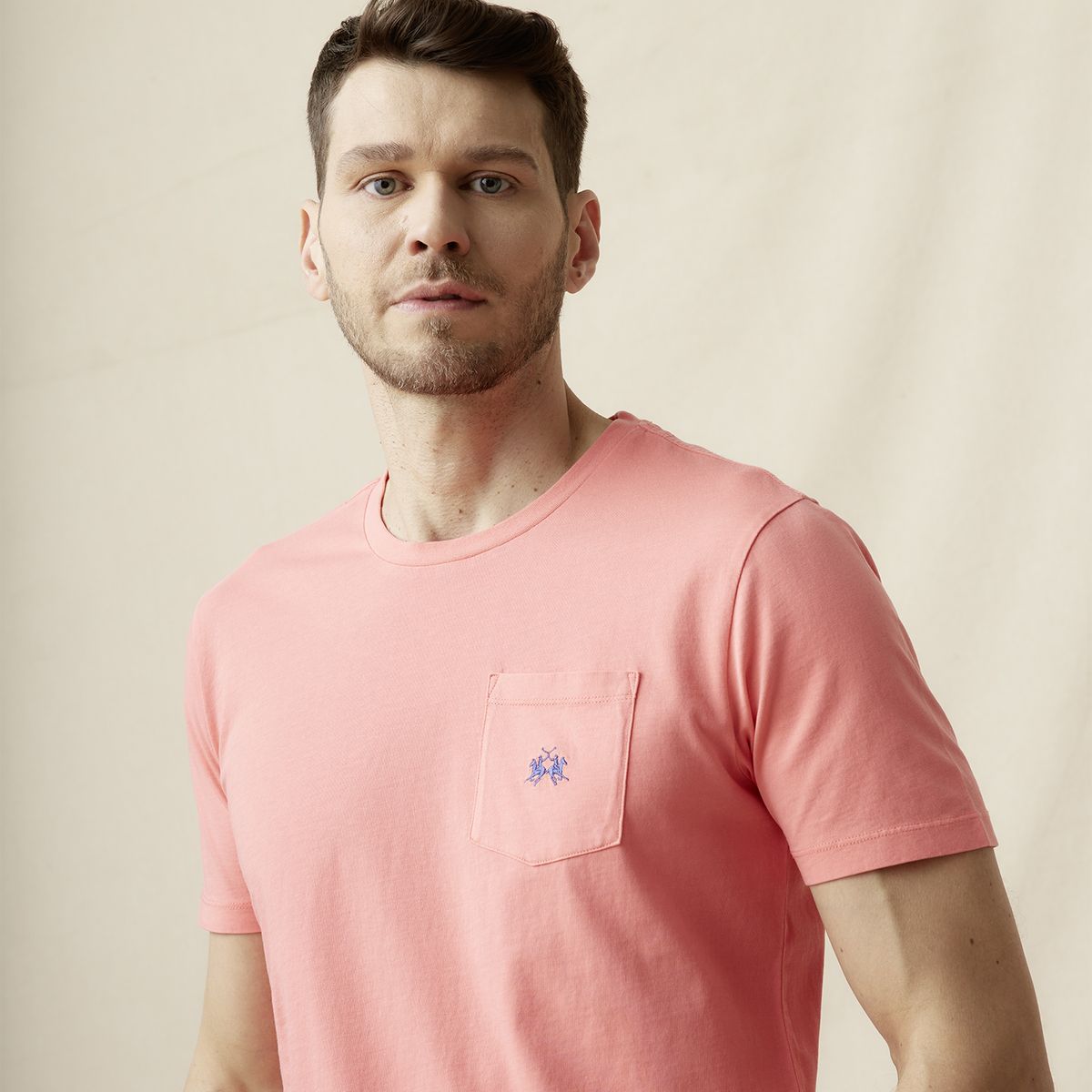 LA MARTINA - Polera Manga Corta Regular Fit Hombre La Martina