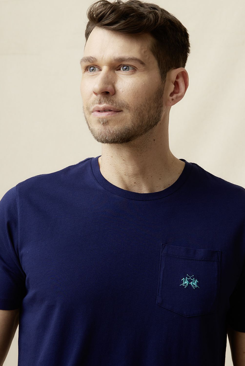 LA MARTINA - Polera Manga Corta Regular Fit Hombre La Martina