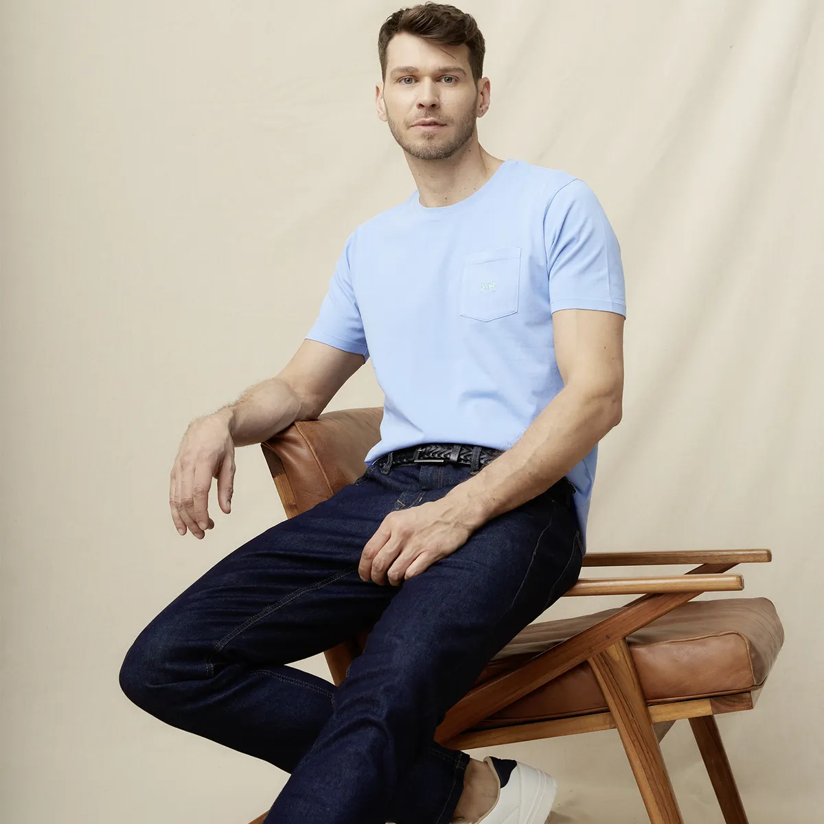 LA MARTINA - Polera Manga Corta Regular Fit Hombre La Martina