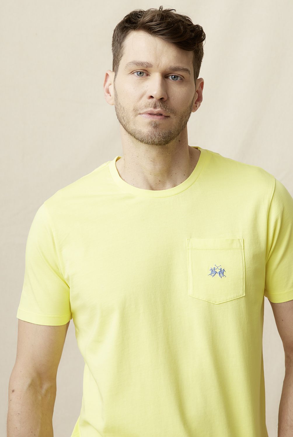 LA MARTINA - Polera Manga Corta Regular Fit Hombre La Martina