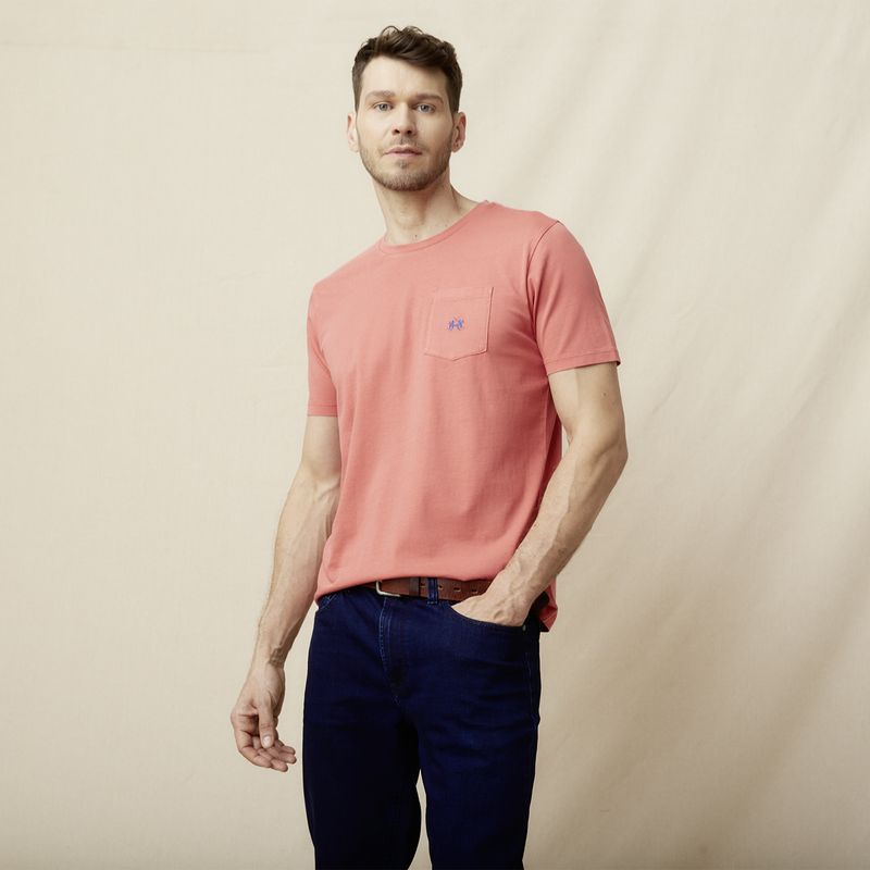 LA MARTINA - Polera Manga Corta Regular Fit Hombre La Martina