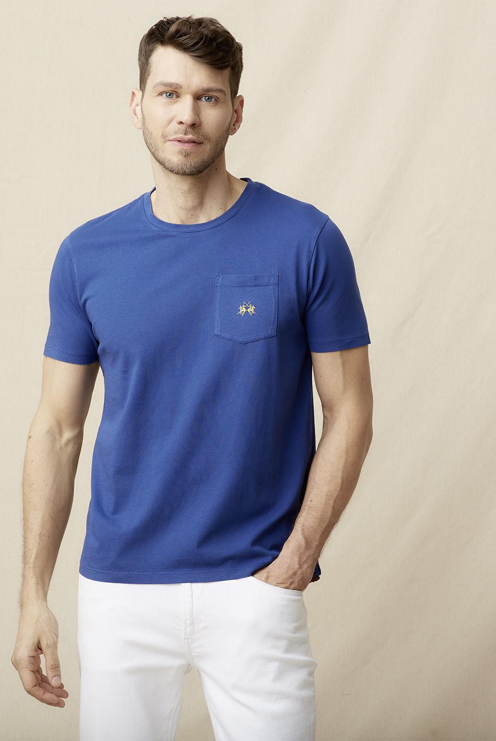 LA MARTINA - Polera Manga Corta Regular Fit Hombre La Martina