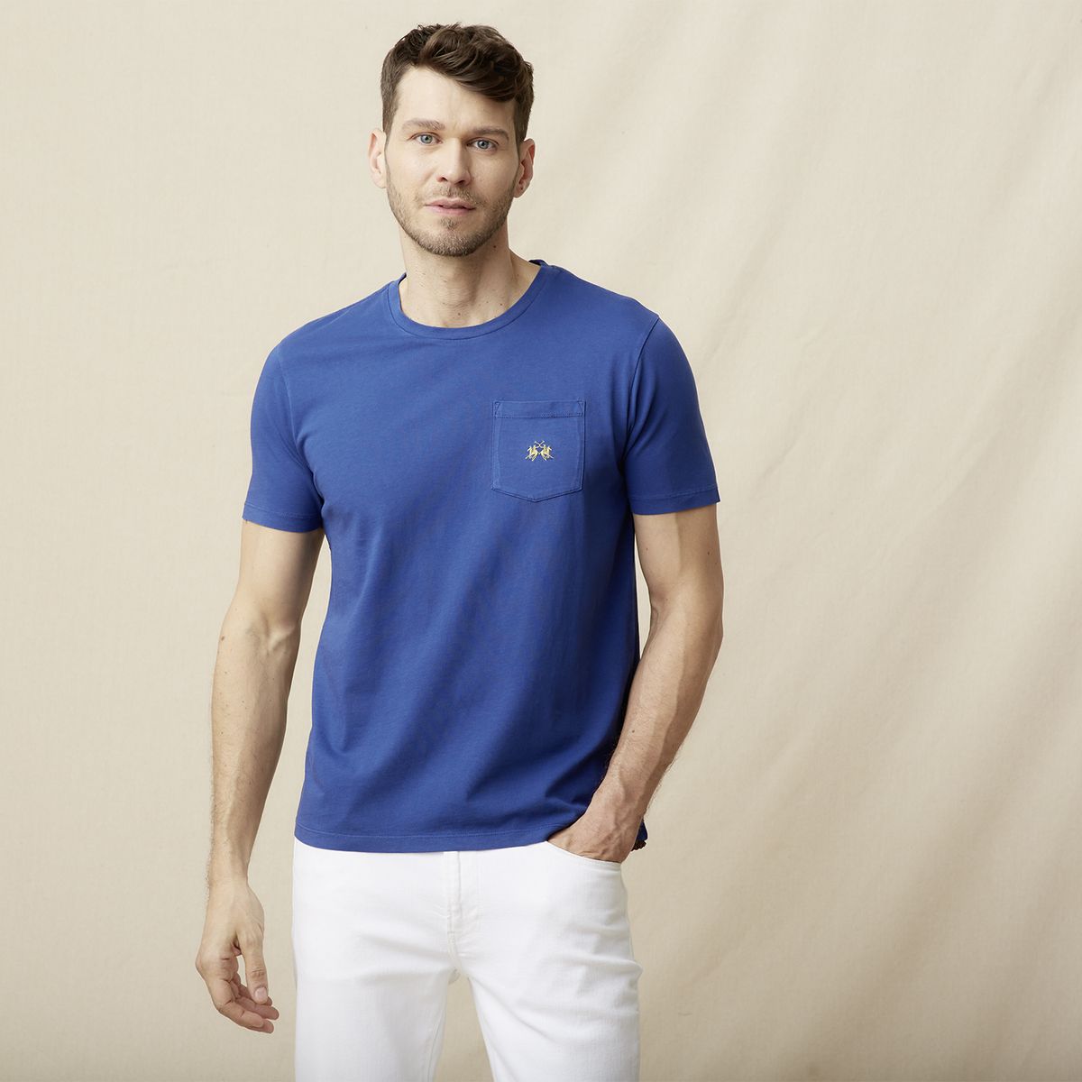 LA MARTINA - Polera Manga Corta Regular Fit Hombre La Martina