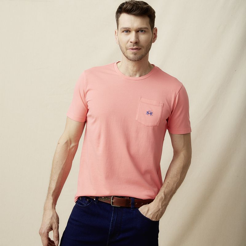 LA MARTINA - Polera Manga Corta Regular Fit Hombre La Martina