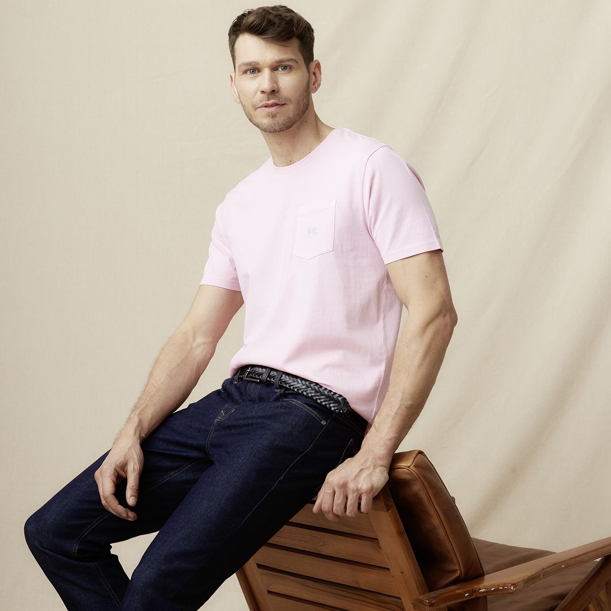 LA MARTINA - Polera Manga Corta Regular Fit Hombre La Martina