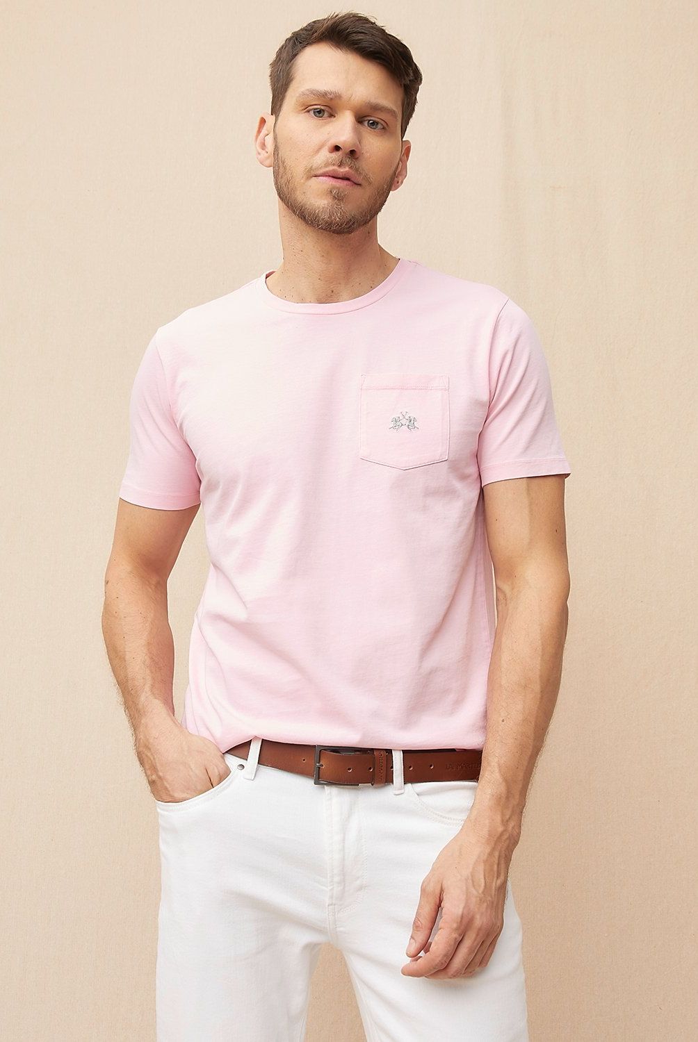 LA MARTINA - Polera Manga Corta Regular Fit Hombre La Martina