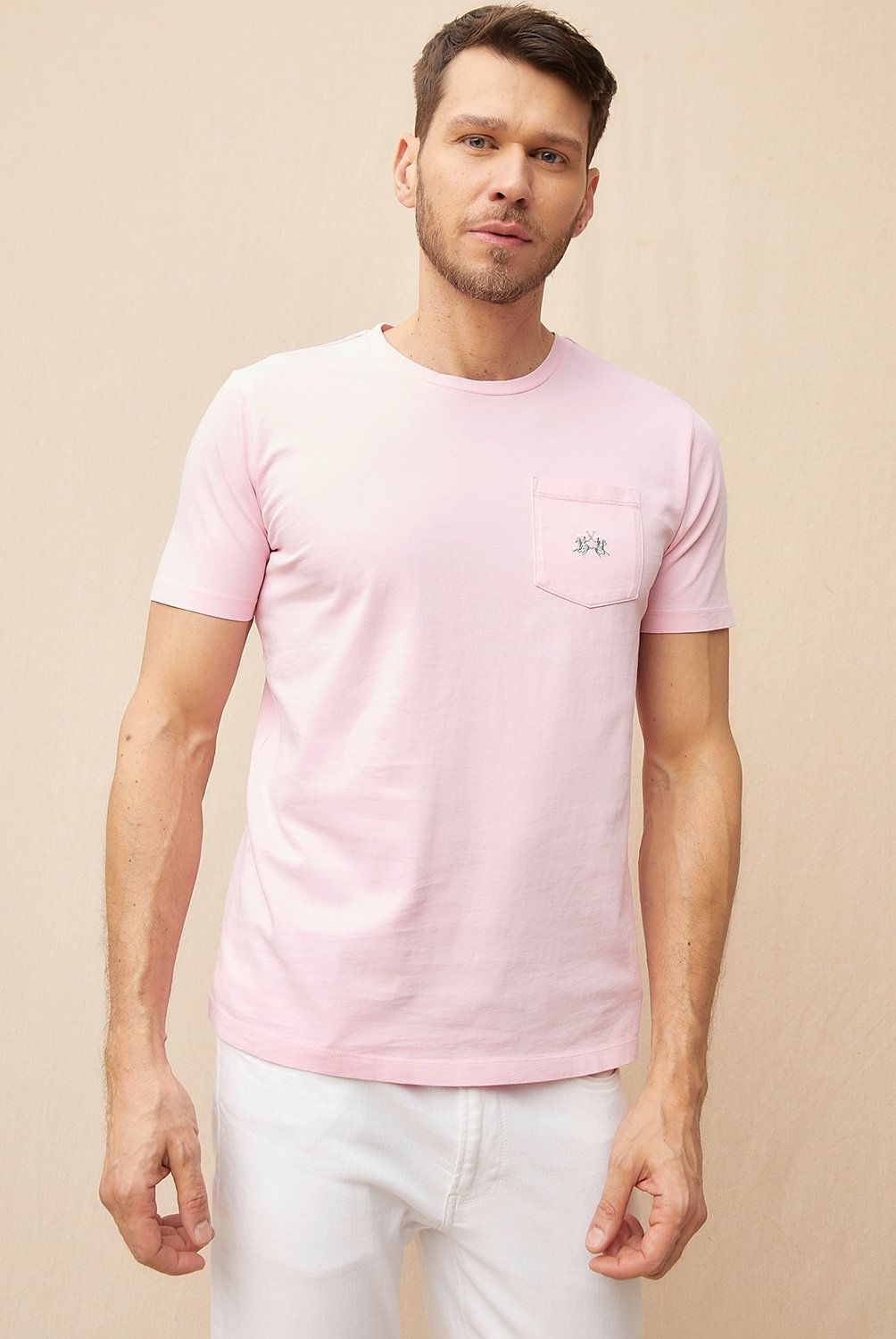 LA MARTINA - Polera Manga Corta Regular Fit Hombre La Martina