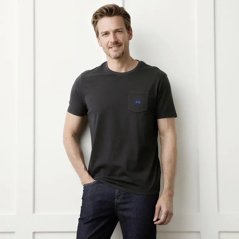 Polera Manga Corta Regular Fit Hombre