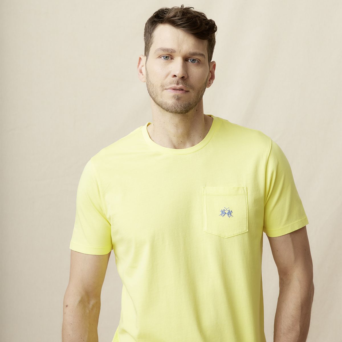 LA MARTINA - Polera Manga Corta Regular Fit Hombre La Martina