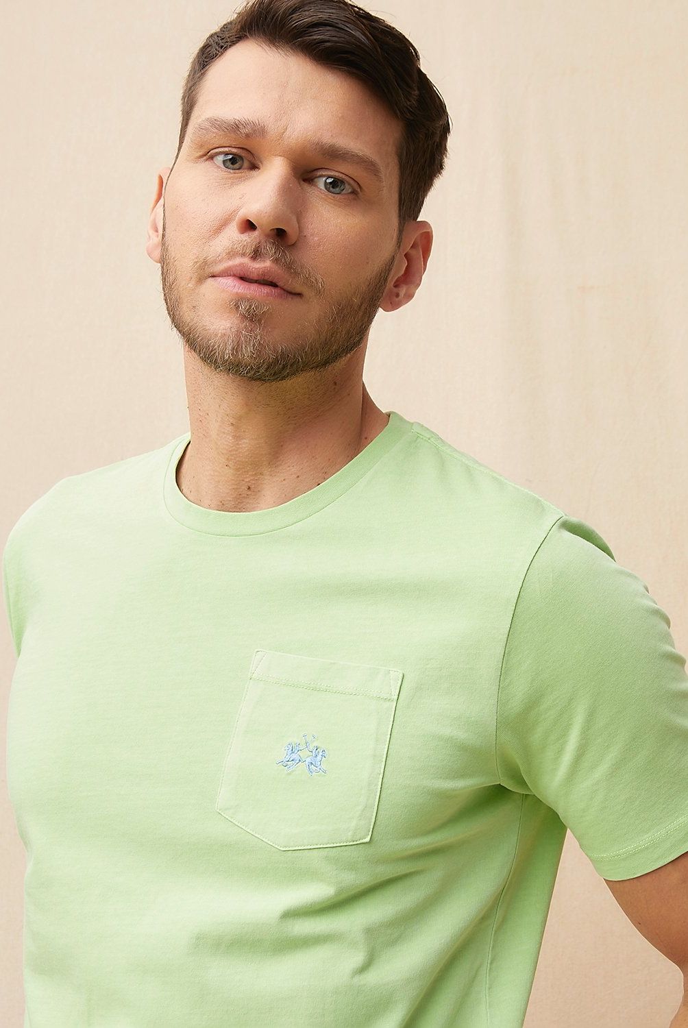 LA MARTINA - Polera Manga Corta Regular Fit Hombre La Martina