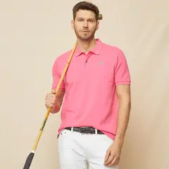 LA MARTINA - Polera Manga Corta Cuello Pique Hombre