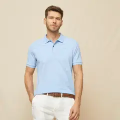 LA MARTINA - Polera Manga Corta Cuello Pique Hombre