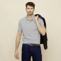 LA MARTINA - Polera Manga Corta Cuello Pique Hombre