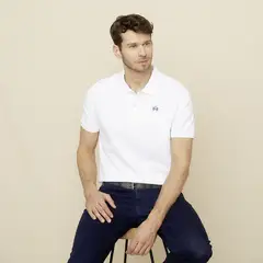 LA MARTINA - Polera Manga Corta Cuello Pique Hombre