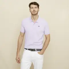 LA MARTINA - Polera Manga Corta Cuello Pique Hombre