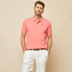 LA MARTINA - Polera Manga Corta Cuello Pique Hombre